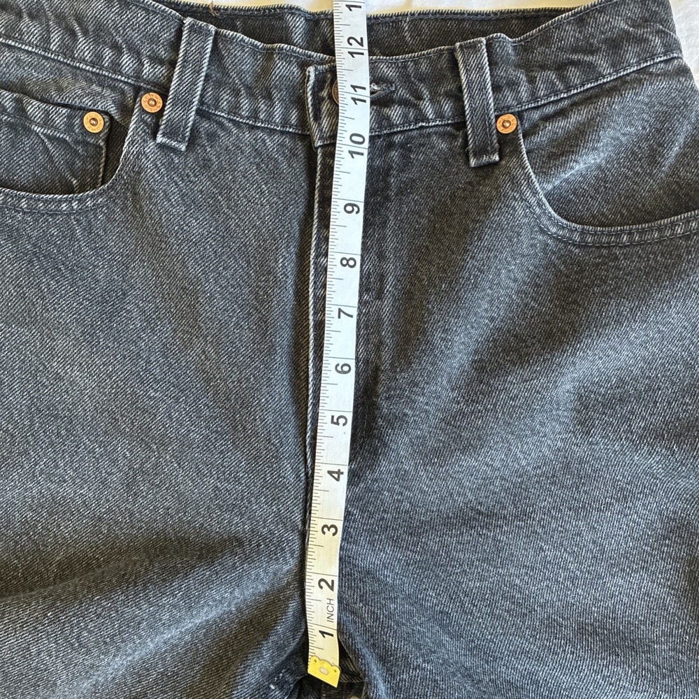 Vintage Levi's 551 Women's 6 Long Relaxed Fit Tapered Leg Jeans High Rise - Picture 6 of 15